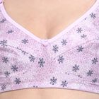 Ladies' 100% Cotton Non-Padded Bra, गुलाबी, small image number null